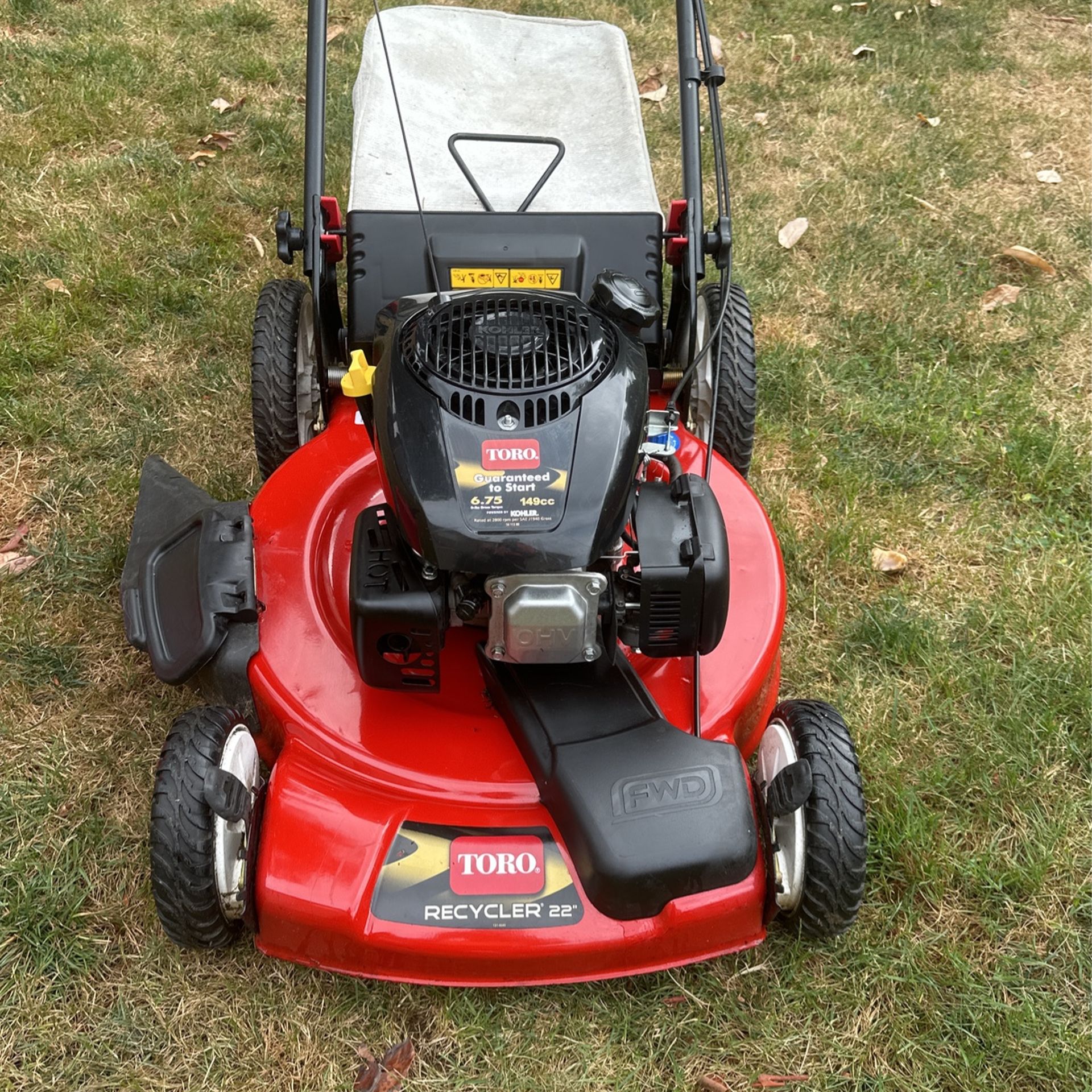 Toro Self Propelled Mower In Good Condition