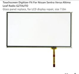 New Touchscreen Digitizer Fit For Nissan Sentra Versa Altima Leaf Radio GZTAUTO
Glass panel replace, for LCD display repair, size 7.0in