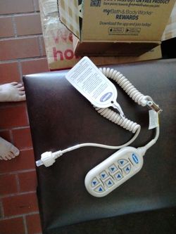 Remote control for disabled bed
