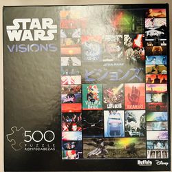 Two Star Wars 500 Piece Puzzles By Buffalo Games 