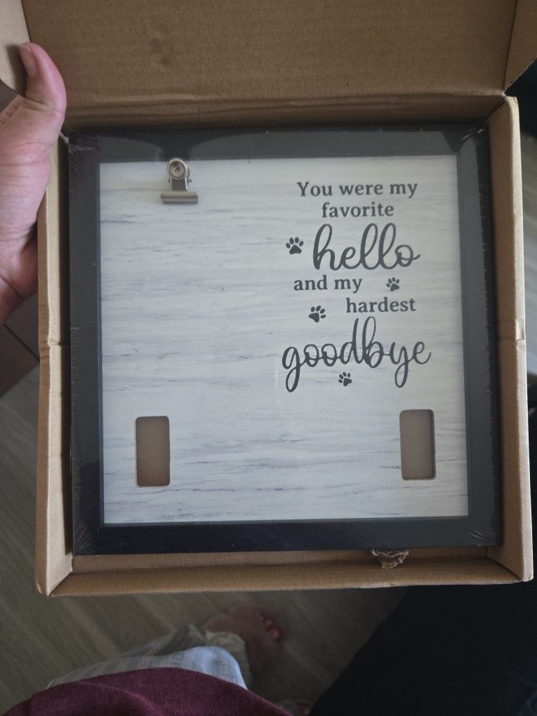 Dog Memorial Photo Frame