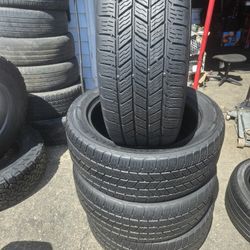 4 continental tires with size 255/50/20
