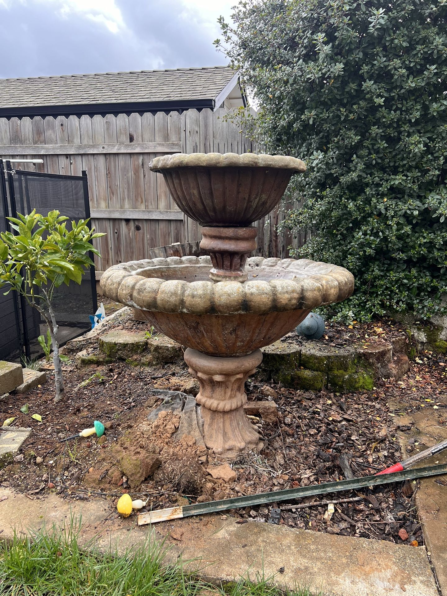 Decorative Concrete Fountain