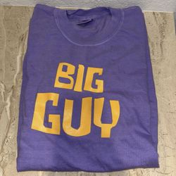 “The SpongeBob Movie: Search for SquarePants” Exclusive Promotional Merch  Purple “BIG GUY” T-Shirt Size: MEDIUM