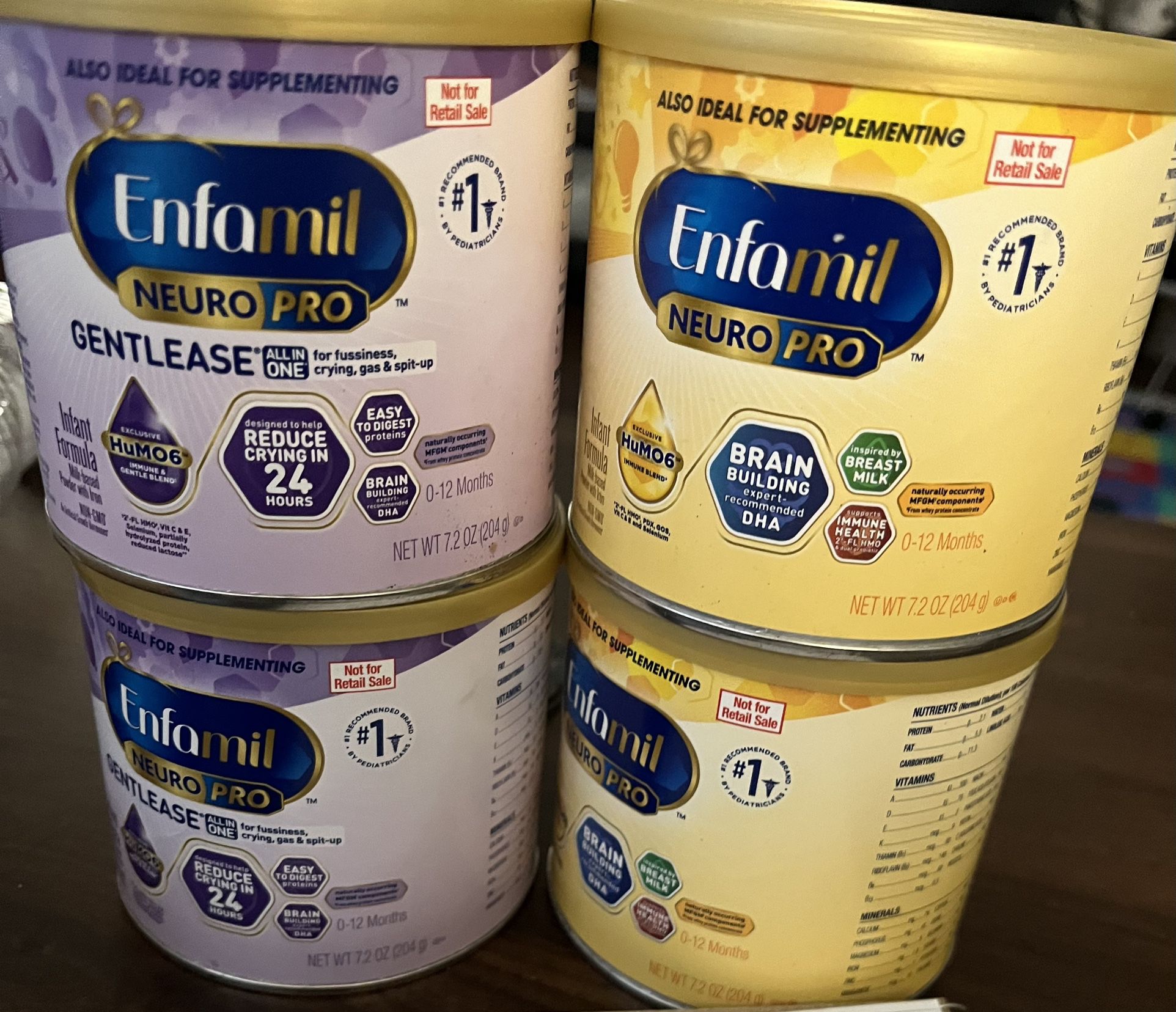 Total 8 formula powder New 4 similac and 4 enfamil  Expiry in sep 2025  All in 40 Each$5
