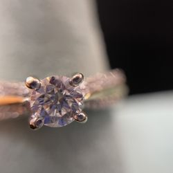 14k .65 Cttw Dia Engagement Ring 5.4gr