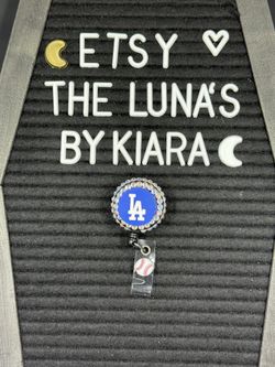 Los Angeles Dodgers Reel Badge