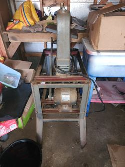 Vintage Sears And Roebuck Jig Saw With Stand (will accept reasonable offer)
