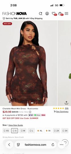 Fashion nova dress