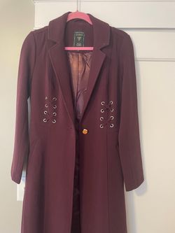 Brand new Burgandy Coat and matching boots