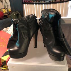 Womens Black High Heel Stilletos