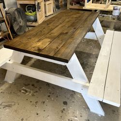 farmhouse picnic table