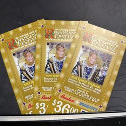 Renaissance Festival Tickets 