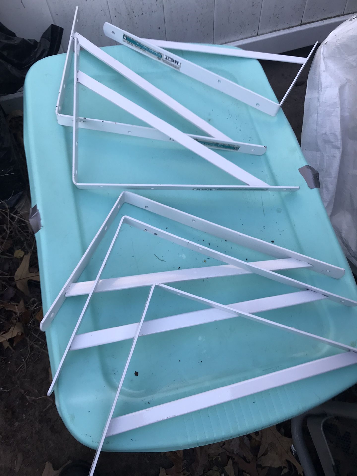New Large Shelf Brackets Total Of Six From Home Depot Offer Only $30