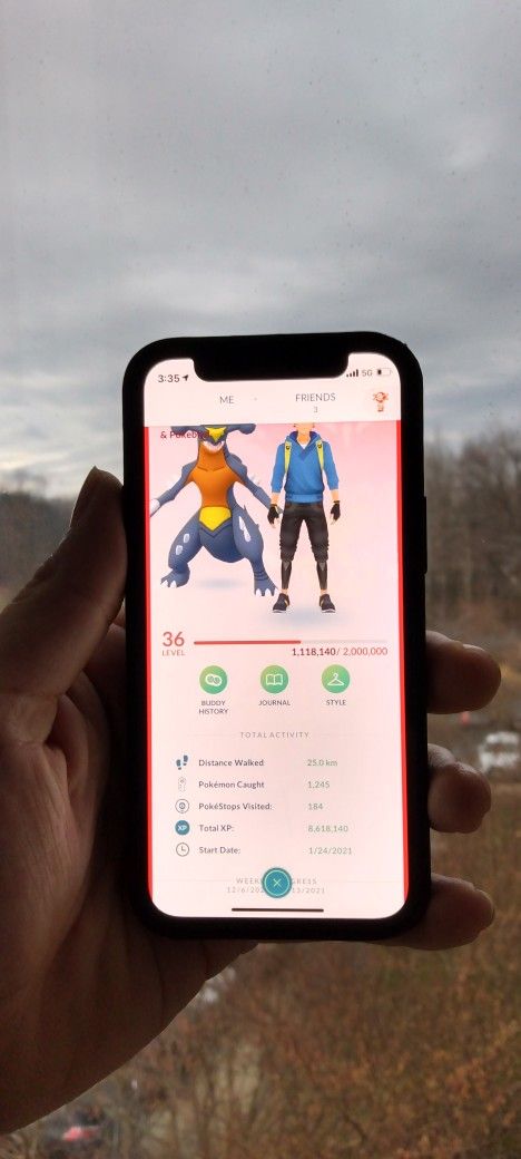 Pokemon Acc Go | Lvl 36 W/ Shiny, Legendary/Mythical, 100IV Pokemons Included!