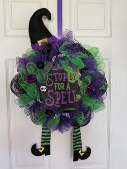 Handmade Halloween Wreath