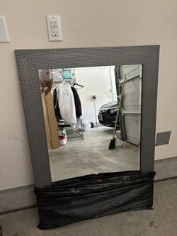 Wall Grey Mirror