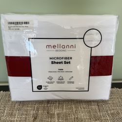 Hotel Style Twin Sheet Set - White