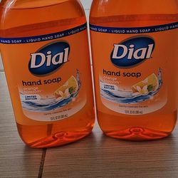 Bundle of two Dial Hand Soap Limited Edition 13oz Orange Blossom Scent Brand New