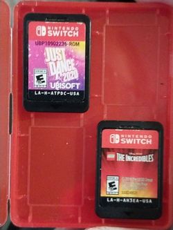 2 Nintendo switch games $20 each