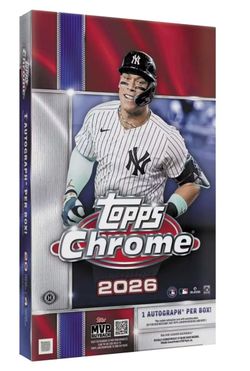 2026 Topps Chrome Baseball Hobby Box- Sealed