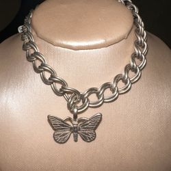 Sterling Silver Butterfly Bracelet 