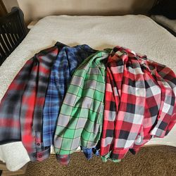 Dixxion Flannels- XLs