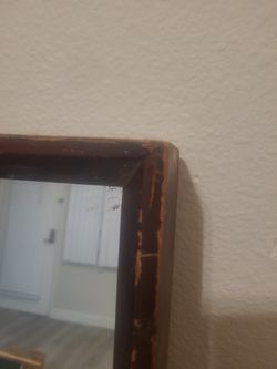 Vintage Mirror in Wooden Frame