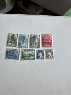 Aden Set Of Stamps 1946 Rare 8  Stamps 