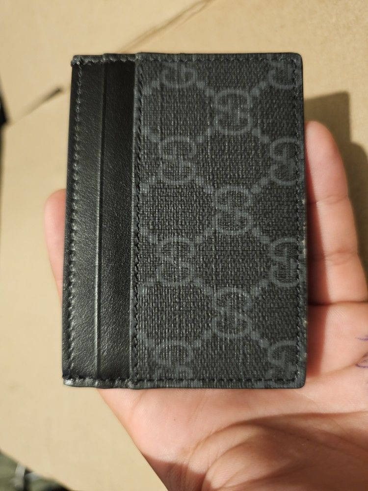Gg Supreme Gucci Card Case, Gucci Card Case, Gucci Card Wallet
