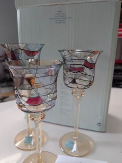 PartyLite Mosaic Trio