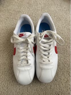 Nike Cortez Basic White Red Men’s Size 9 Used