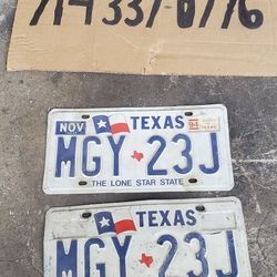 Texas Plates
