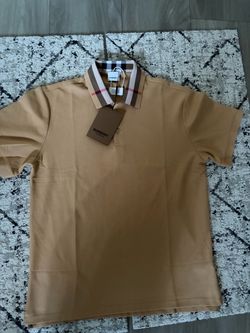 Tan Burberry Polo