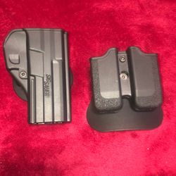Sig saucer Nine mm Holster & Mag Holster 