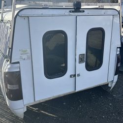 Used A.R.E. Aluminum Commercial Long Bed Truck Cap