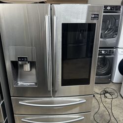 💯🌆Samsung Refrigerator Stainless Steel Family Hub Nice💯🌆 