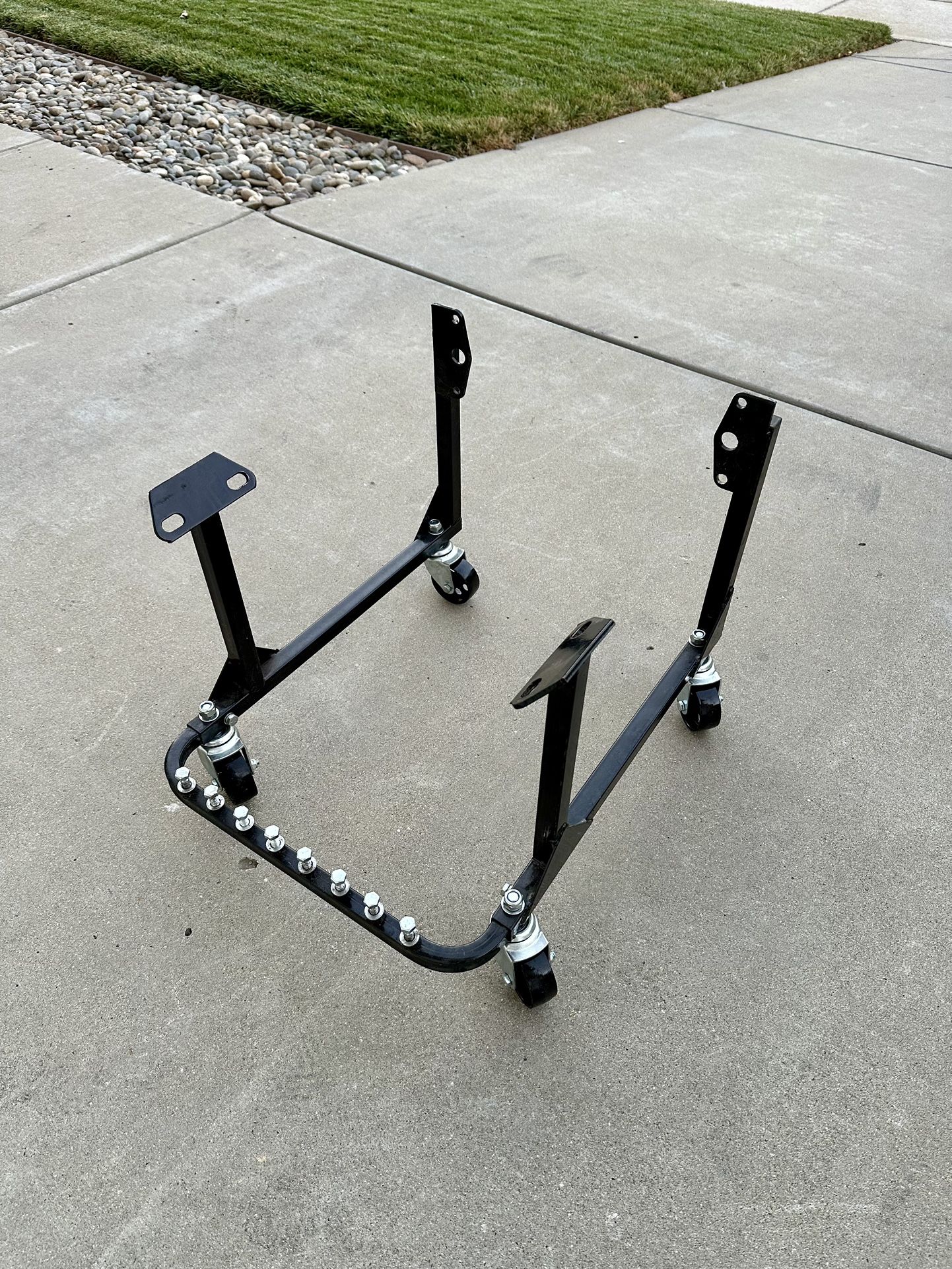 Small Or Big Block Chevrolet SBC 305 350 454 Jegs Engine Stand With Wheels