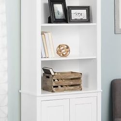 White 6 Shelf Bookcase (26.25-in W x 80-in H x 14.5-in D)