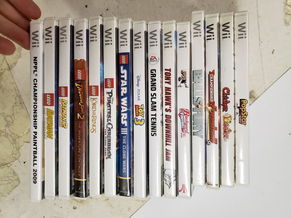 15 wii games all tested and working