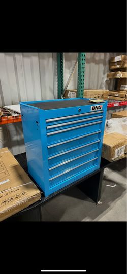 New 7-Drawer Rolling Tool Chest on Wheels, Steel Multifunctional Drawers Tool Storage Cabinet with Key Lock, Lockable Wheels, Tool Organizer for Garag