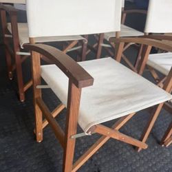 Solid Wood Folding Chairs (Set of 4)