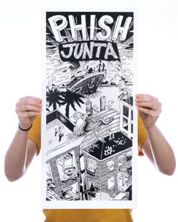 Phish Pollock JUNTA print