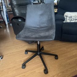 Desk Or Vanity Swivel Gray Chair