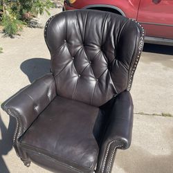 BarcaLounger Leather Recliner Couch Chair Sofa 