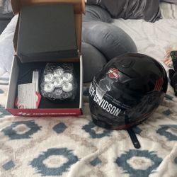 Brand New Bar Design, L.P. Six Special Edition Harley Size Large Helmet