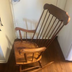 Beautiful  Red Mahogany Rocker