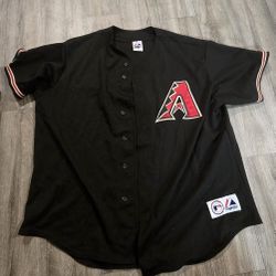 2000s Arizona Diamondbacks Black Jersey Majestic
