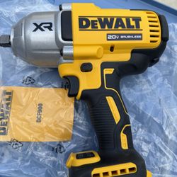 DeWalt 20V MAX XR High Torque Impact Wrench wit Hog Ring Anvil 