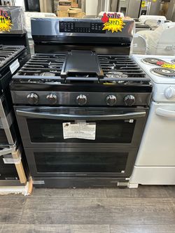 Samsung Double Oven Gas Stove Take It Home $0 Initial Payment Please Read Description